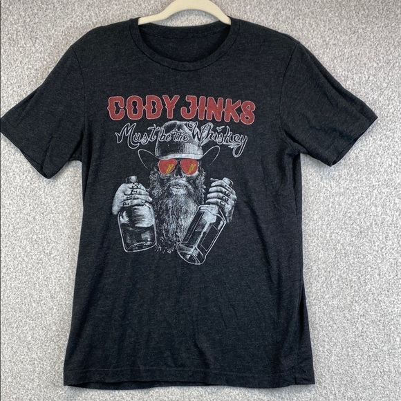 Cody Jinks short sleeve tee S Must be the Whiskey cowboy rodeo skeleton outlaw - Picture 1 of 6